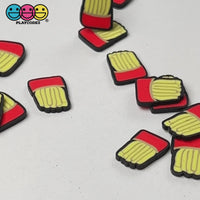 French Fries Fimo Slices Polymer Clay Fake Sprinkles Fast Food Funfetti Confetti 10/5 mm