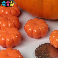 Pumpkin Mini Shinny Charms Halloween Thanksgiving Cabochons Decoden 10 pcs