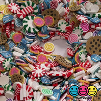 Elves Breakfast Fimo Christmas Elf Mix Candy Cane Cookies Milk Fake Sprinkles Funfetti