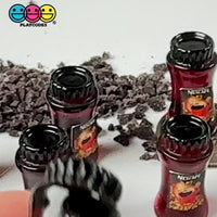 Instant Coffee Jar Mug Miniature Dollhouse Fake Mini Charm Cabochons 10 pcs