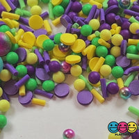 Mardi Gras Bead and Sprinkle Mix Fake Sprinkles Confetti New Orleans Funfetti