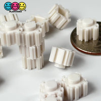 White Micro Diamond Building Blocks Crunchy Slime Crunch 200 pcs
