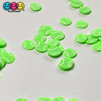 Tennis Balls Green Sports Game Ball Theme Fimo Slices Fake Polymer Clay Sprinkles Decoden Jimmies 6mm