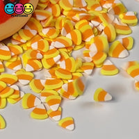 Candy Corn Fat Fimo Fake Sprinkles Halloween Funfetti Decoden 5mm